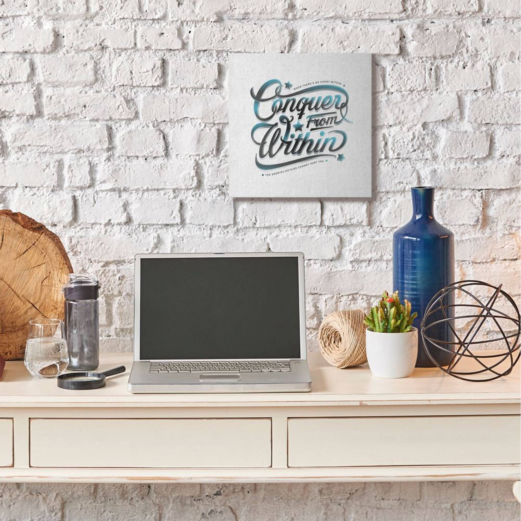 Stupell Industries Conquer From Within Canvas Wall Art